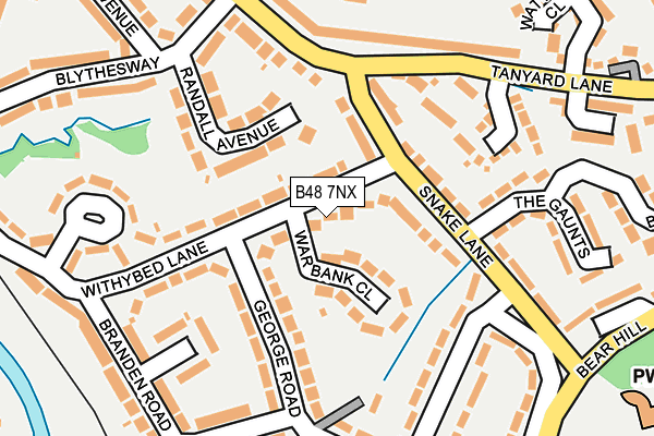B48 7NX map - OS OpenMap – Local (Ordnance Survey)