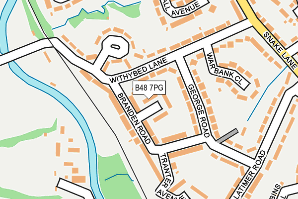 B48 7PG map - OS OpenMap – Local (Ordnance Survey)