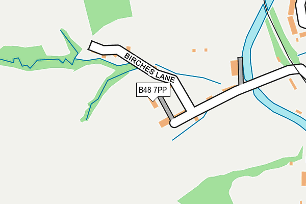 B48 7PP map - OS OpenMap – Local (Ordnance Survey)