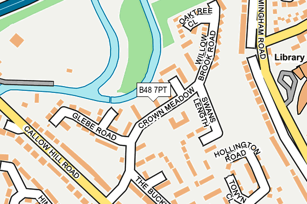 B48 7PT map - OS OpenMap – Local (Ordnance Survey)