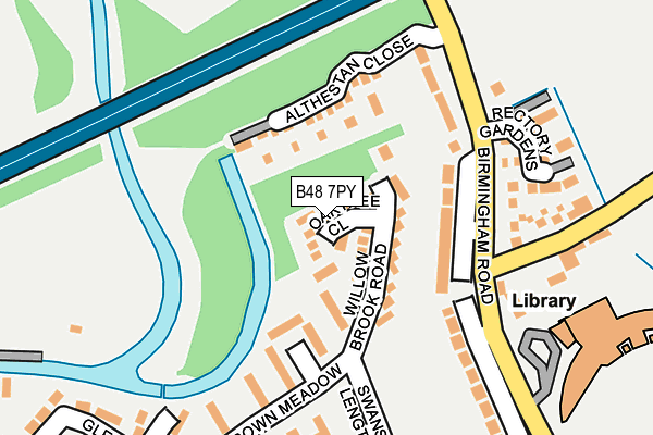 B48 7PY map - OS OpenMap – Local (Ordnance Survey)