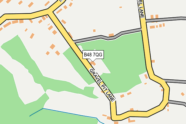 B48 7QG map - OS OpenMap – Local (Ordnance Survey)