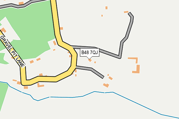 B48 7QJ map - OS OpenMap – Local (Ordnance Survey)