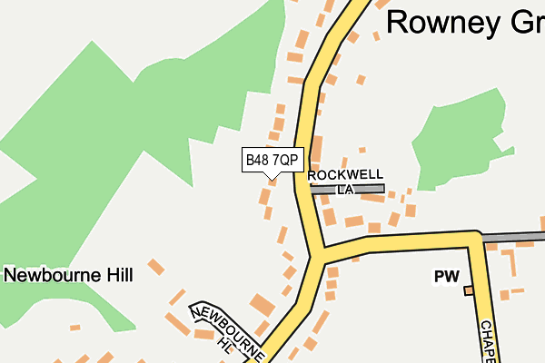 B48 7QP map - OS OpenMap – Local (Ordnance Survey)