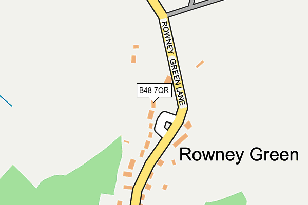 B48 7QR map - OS OpenMap – Local (Ordnance Survey)