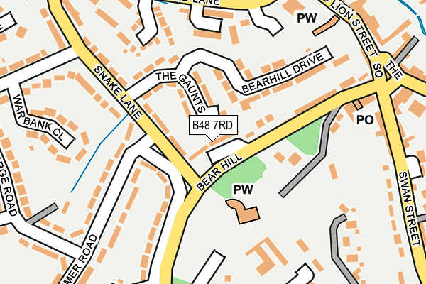 B48 7RD map - OS OpenMap – Local (Ordnance Survey)