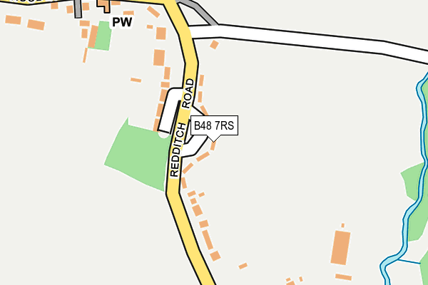 B48 7RS map - OS OpenMap – Local (Ordnance Survey)