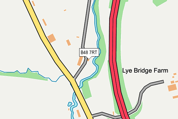 B48 7RT map - OS OpenMap – Local (Ordnance Survey)