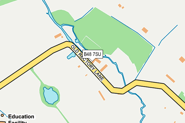 B48 7SU map - OS OpenMap – Local (Ordnance Survey)