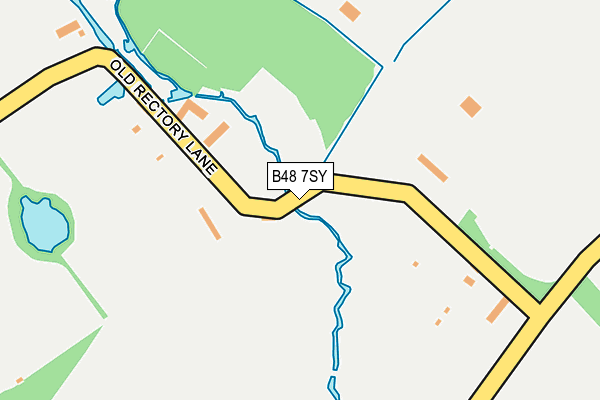 B48 7SY map - OS OpenMap – Local (Ordnance Survey)