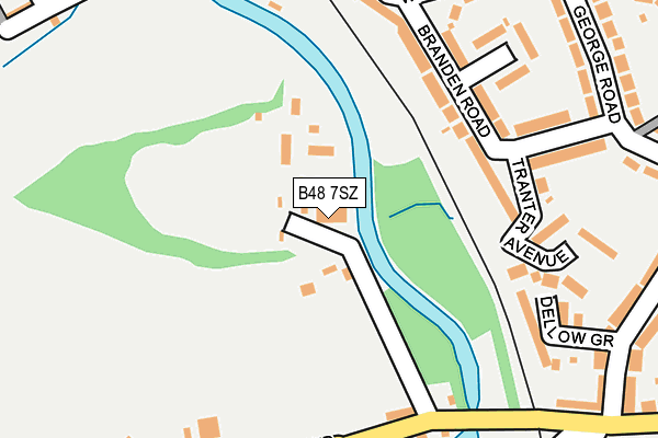 B48 7SZ map - OS OpenMap – Local (Ordnance Survey)