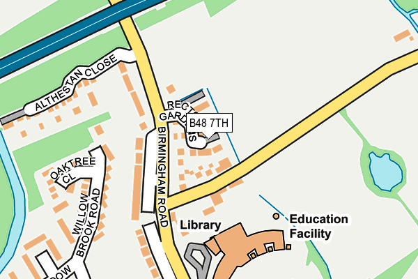 B48 7TH map - OS OpenMap – Local (Ordnance Survey)