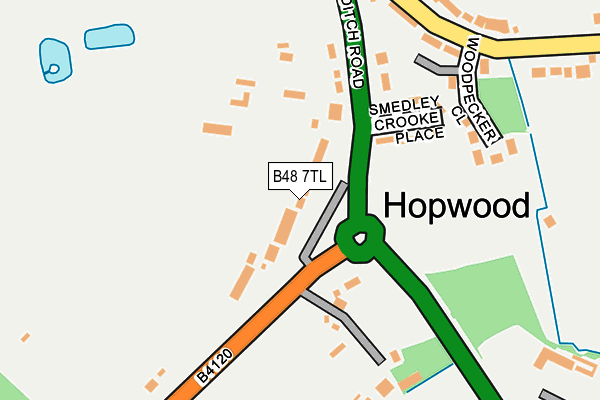 B48 7TL map - OS OpenMap – Local (Ordnance Survey)