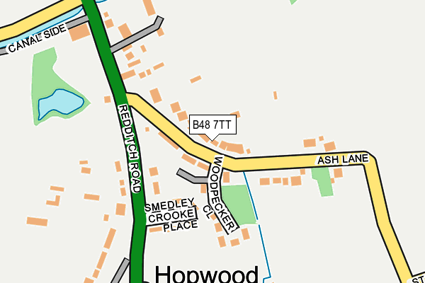 B48 7TT map - OS OpenMap – Local (Ordnance Survey)