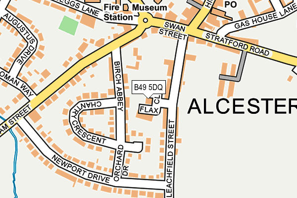 B49 5DQ map - OS OpenMap – Local (Ordnance Survey)