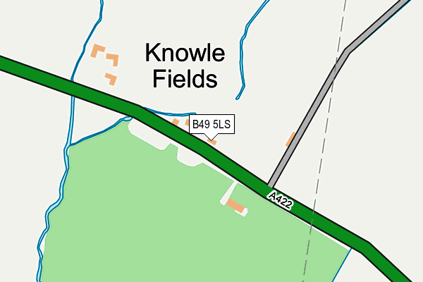 B49 5LS map - OS OpenMap – Local (Ordnance Survey)