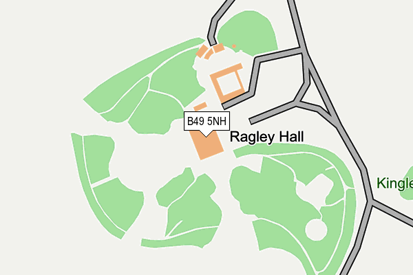 B49 5NH map - OS OpenMap – Local (Ordnance Survey)