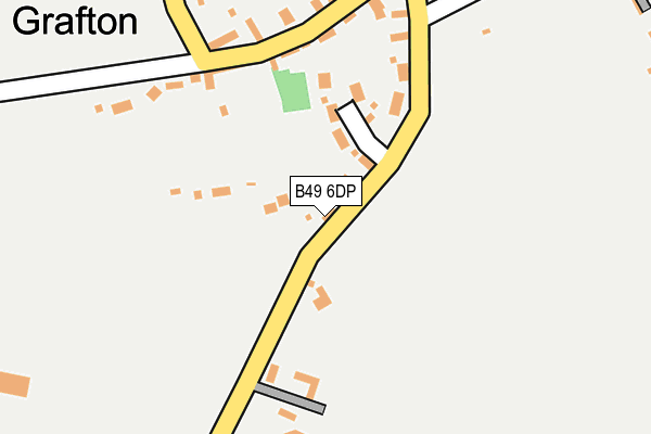 B49 6DP map - OS OpenMap – Local (Ordnance Survey)