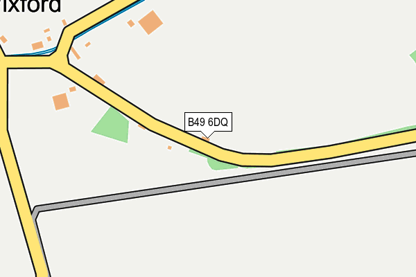 B49 6DQ map - OS OpenMap – Local (Ordnance Survey)