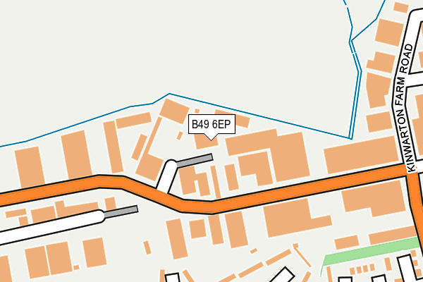 B49 6EP map - OS OpenMap – Local (Ordnance Survey)