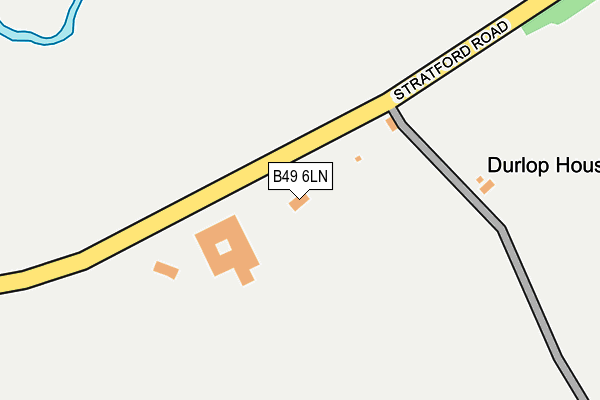 B49 6LN map - OS OpenMap – Local (Ordnance Survey)