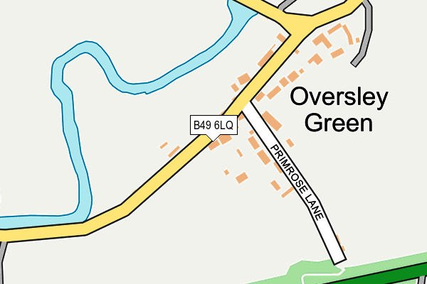 B49 6LQ map - OS OpenMap – Local (Ordnance Survey)