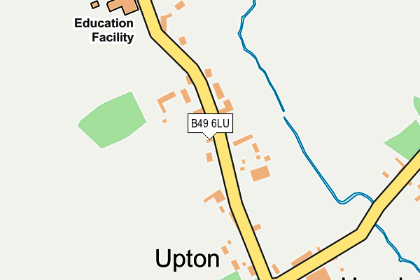 B49 6LU map - OS OpenMap – Local (Ordnance Survey)