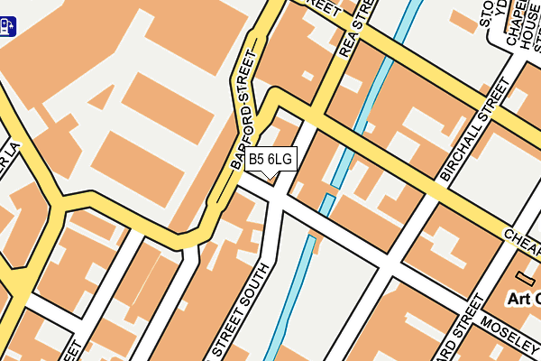 B5 6LG map - OS OpenMap – Local (Ordnance Survey)