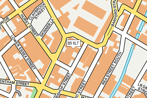 B5 6LT map - OS OpenMap – Local (Ordnance Survey)