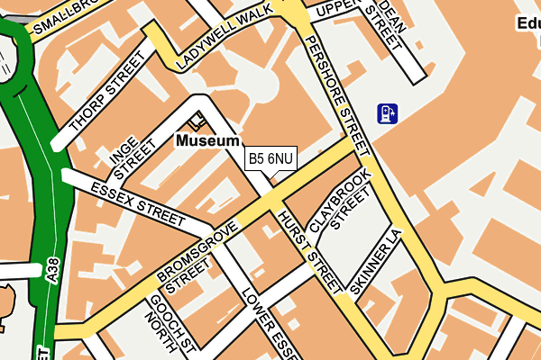 B5 6NU map - OS OpenMap – Local (Ordnance Survey)