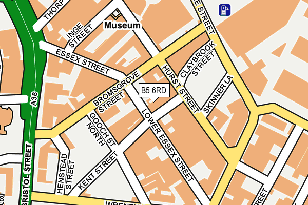 B5 6RD map - OS OpenMap – Local (Ordnance Survey)