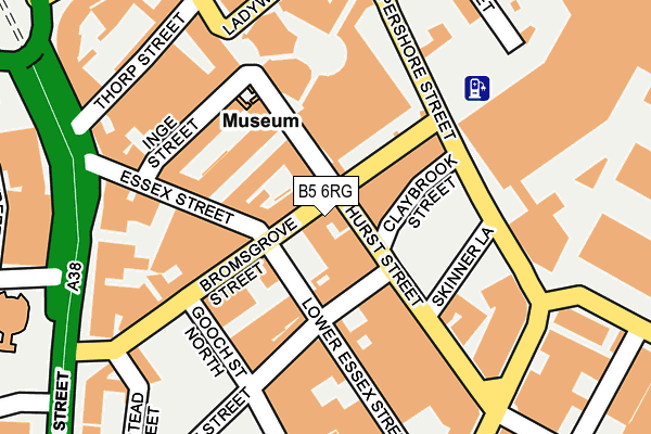 B5 6RG map - OS OpenMap – Local (Ordnance Survey)