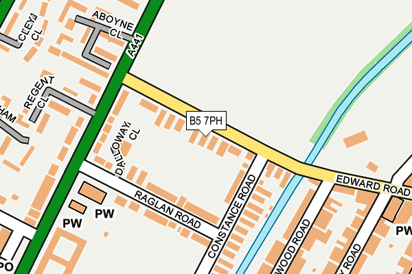 B5 7PH map - OS OpenMap – Local (Ordnance Survey)