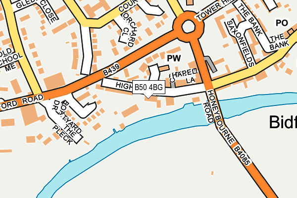 B50 4BG map - OS OpenMap – Local (Ordnance Survey)