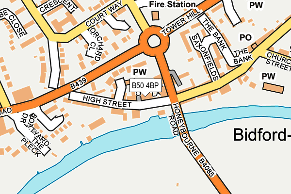 B50 4BP map - OS OpenMap – Local (Ordnance Survey)