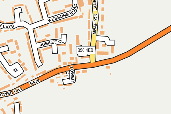 B50 4EB map - OS OpenMap – Local (Ordnance Survey)