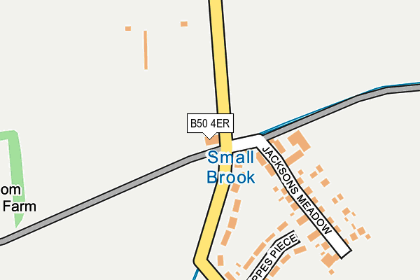 B50 4ER map - OS OpenMap – Local (Ordnance Survey)