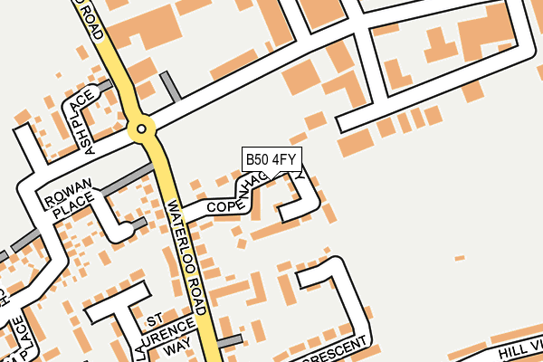 B50 4FY map - OS OpenMap – Local (Ordnance Survey)