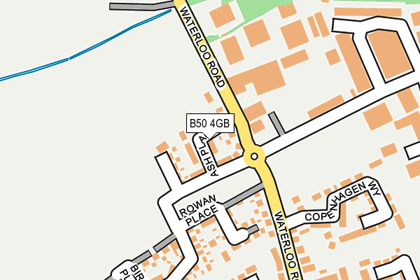 B50 4GB map - OS OpenMap – Local (Ordnance Survey)