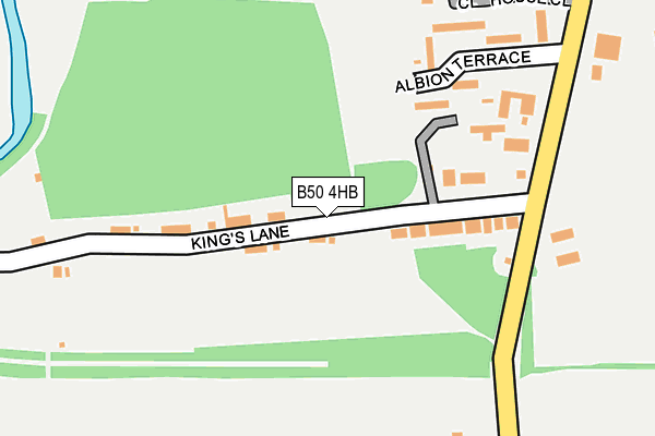 B50 4HB map - OS OpenMap – Local (Ordnance Survey)