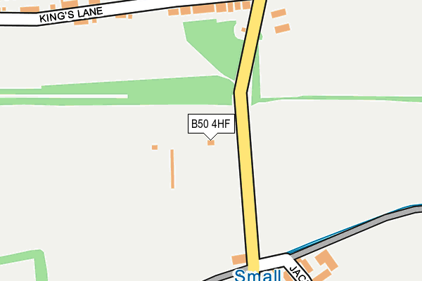 B50 4HF map - OS OpenMap – Local (Ordnance Survey)