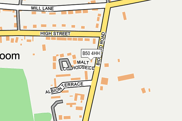 B50 4HH map - OS OpenMap – Local (Ordnance Survey)