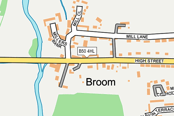 B50 4HL map - OS OpenMap – Local (Ordnance Survey)