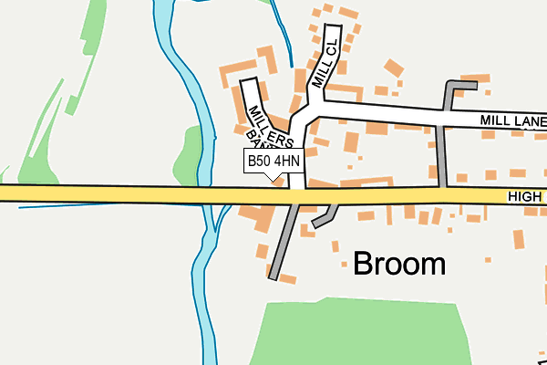 B50 4HN map - OS OpenMap – Local (Ordnance Survey)