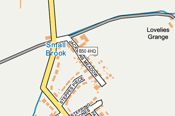 B50 4HQ map - OS OpenMap – Local (Ordnance Survey)