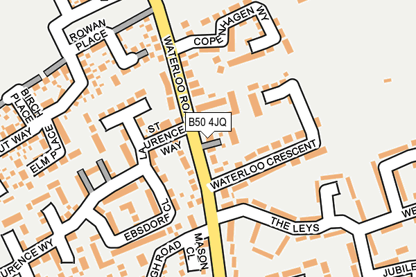 B50 4JQ map - OS OpenMap – Local (Ordnance Survey)