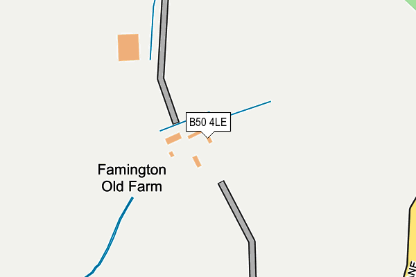 B50 4LE map - OS OpenMap – Local (Ordnance Survey)