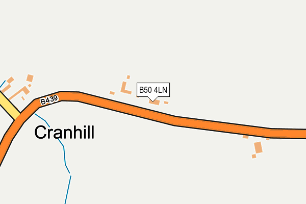 B50 4LN map - OS OpenMap – Local (Ordnance Survey)