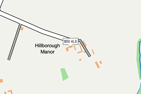 B50 4LS map - OS OpenMap – Local (Ordnance Survey)