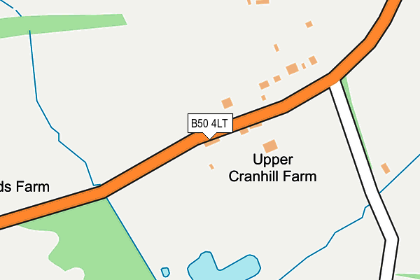 B50 4LT map - OS OpenMap – Local (Ordnance Survey)